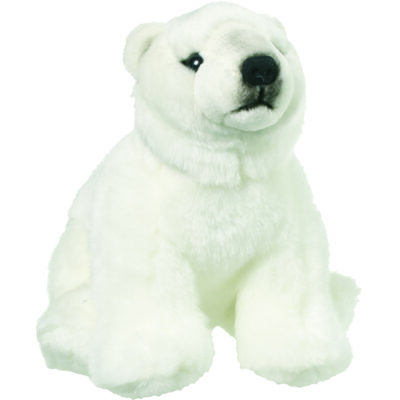 Polar bear plush at Dingle Oceanworld aquarium gift shop