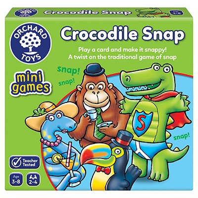 Crocodile snap card game at Dingle Oceanworld aquarium gift shop