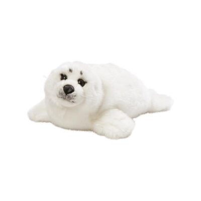 White seal plush at Dingle Oceanworld aquarium gift shop