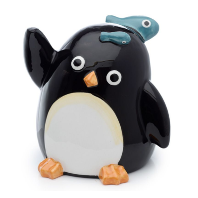 Penguin upside down mug at Dingle Oceanworld aquarium gift shop