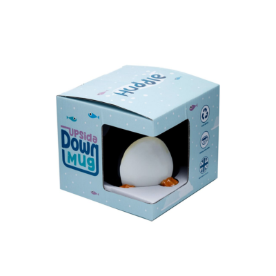 Penguin upside down mug at Dingle Oceanworld aquarium gift shop