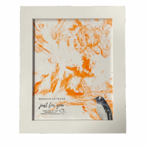 Penguin art made by penguins at Dingle Oceanworld Aquarium