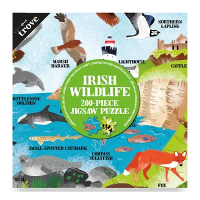 Irish wildlife jigsaw at Dingle Oceanworld aquarium gift shop